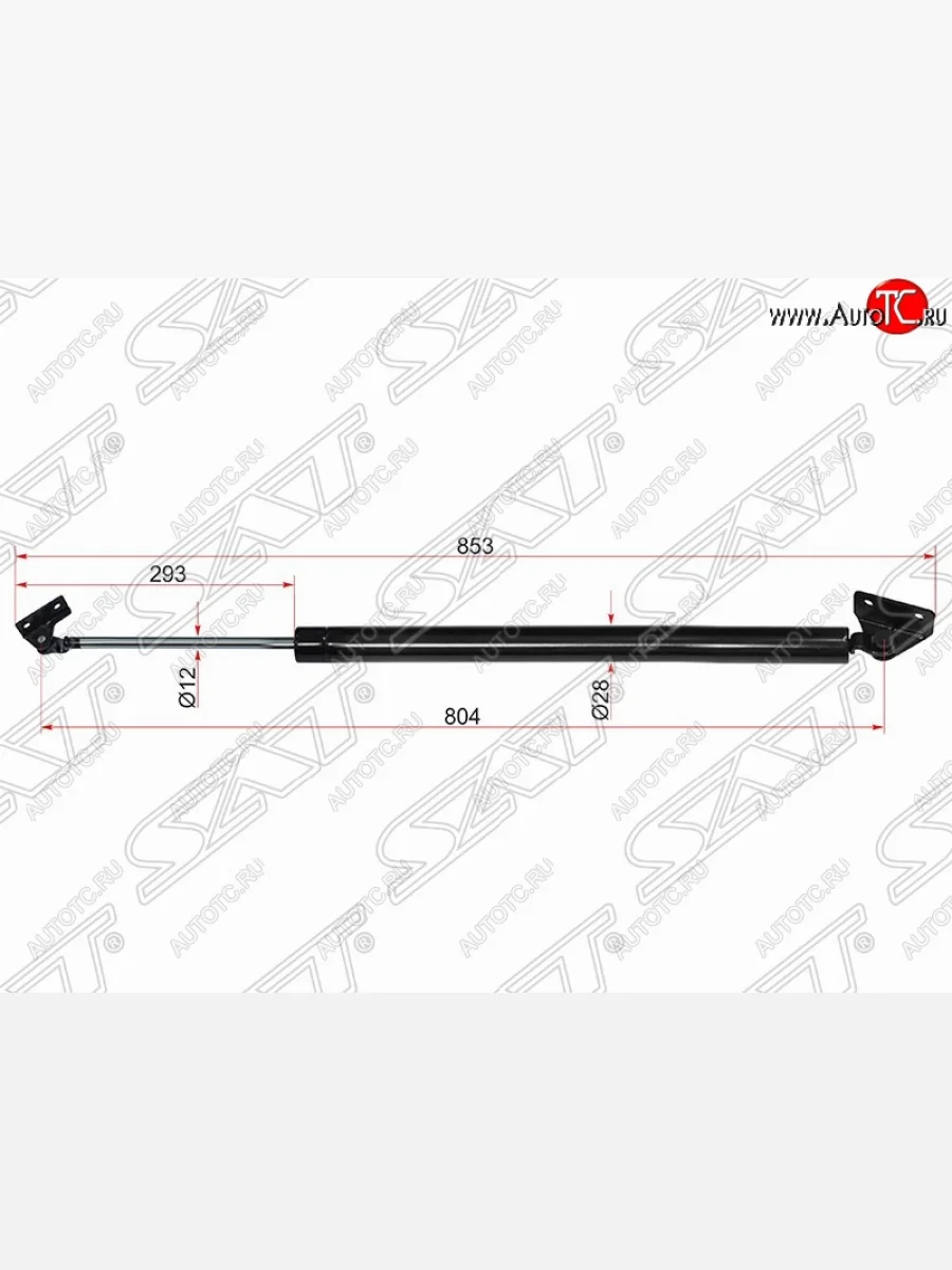 Правый упор крышки багажника SAT (газовый) Hyundai Porter AU,KR (1996-2011)  в Самаре Самарской области