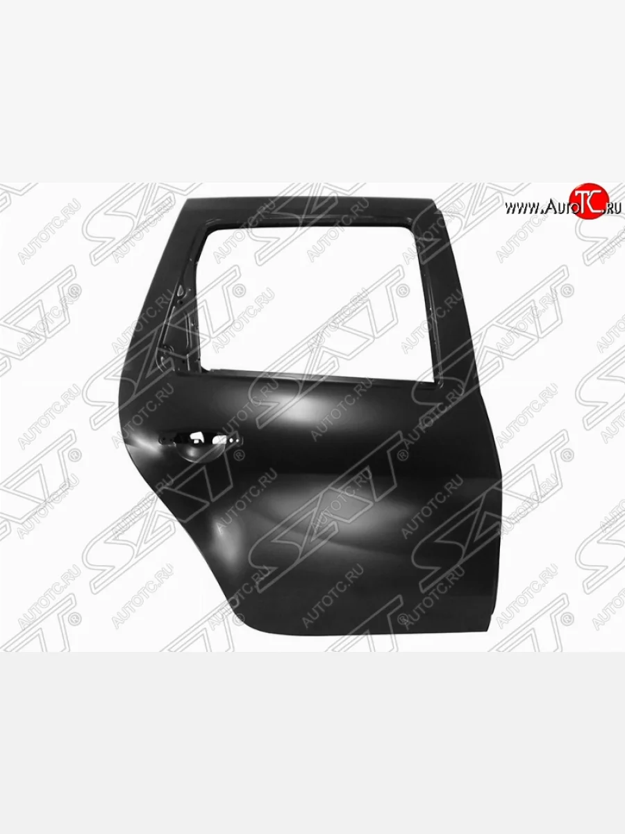 Правая дверь задняя SAT Renault Duster HS дорестайлинг (2010-2015) (Неокрашенная)  в Самаре Самарской области