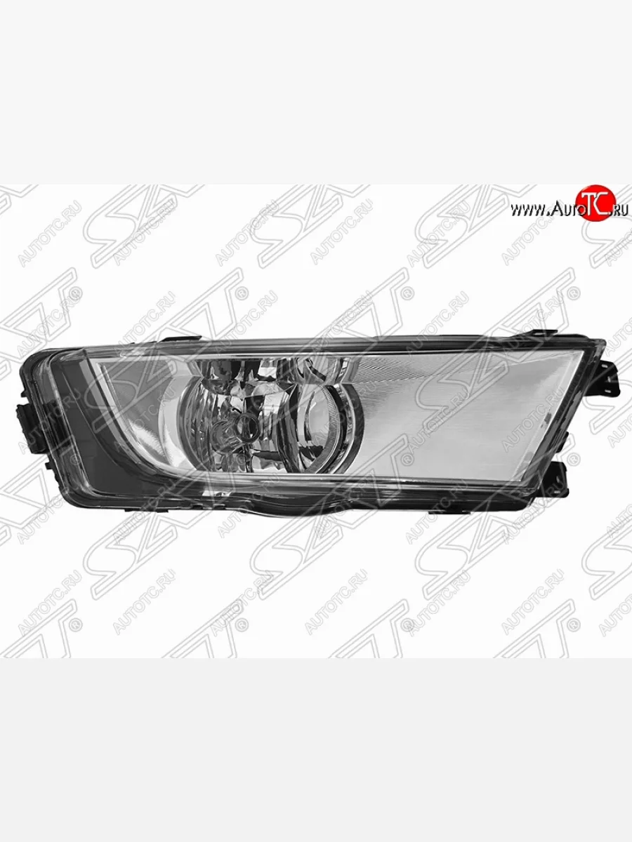 Правая противотуманная фара SAT (хром) Skoda Octavia A7 (2012-2017) дорестайлинг лифтбэк, дорестайлинг универсал с доставкой в г. Кемерово