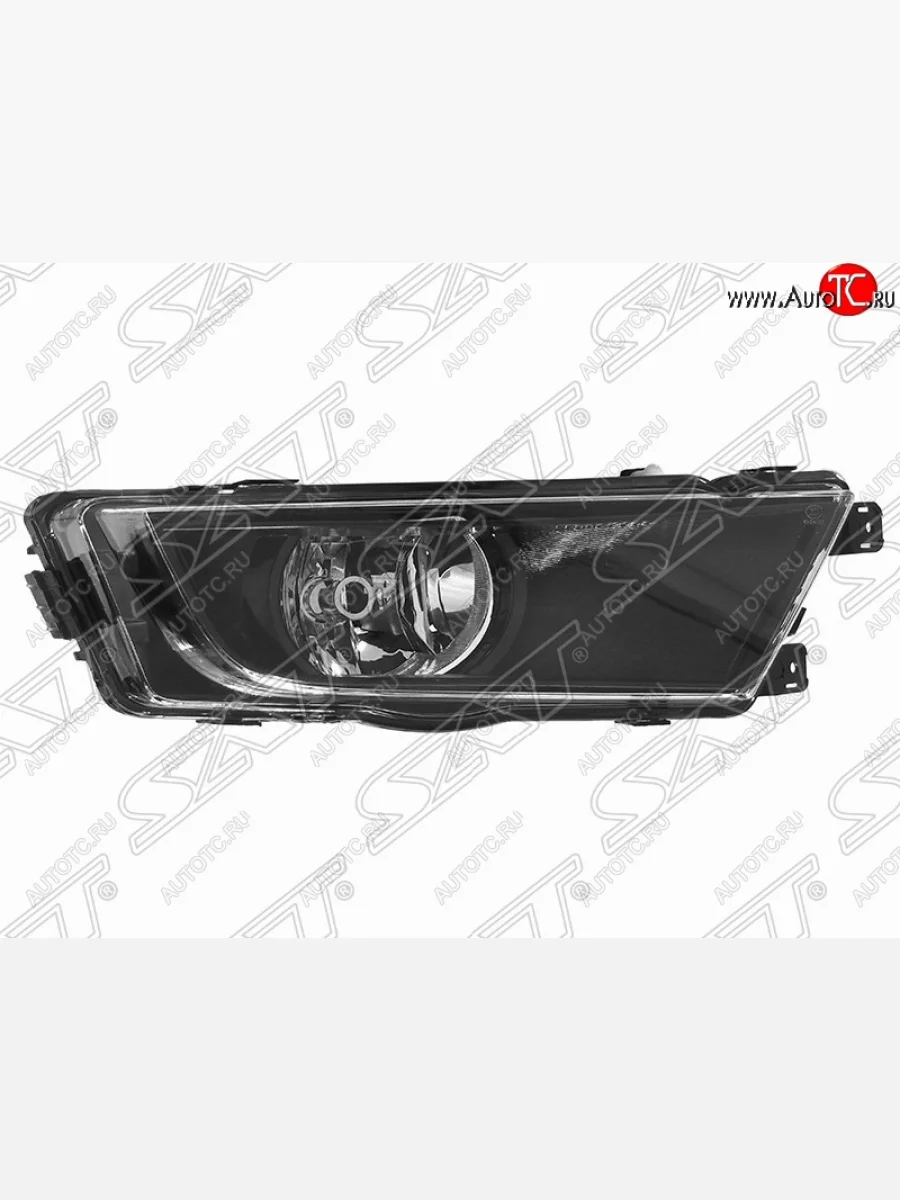Правая противотуманная фара SAT (черная) Skoda Octavia A7 (2012-2017) дорестайлинг лифтбэк, дорестайлинг универсал с доставкой в г. Кемерово
