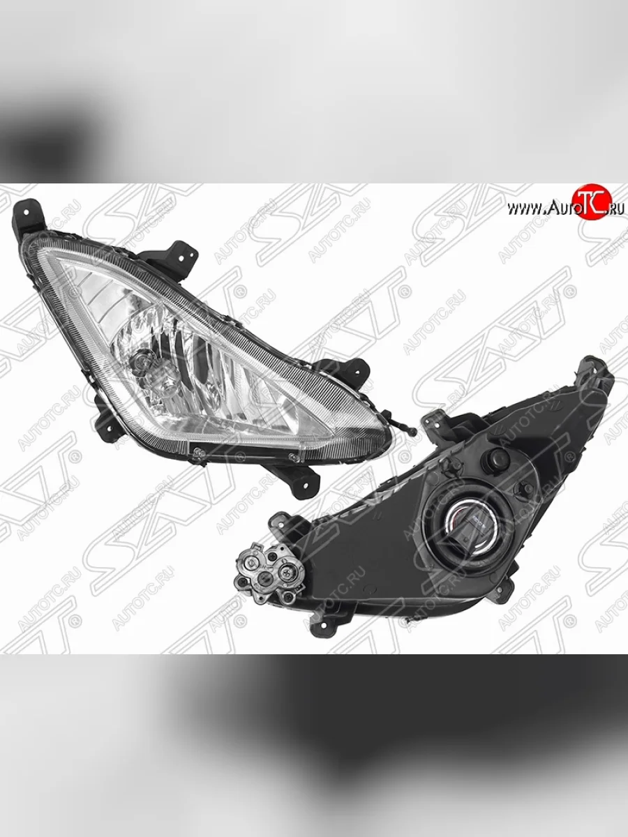 Правая противотуманная фара SAT Hyundai Elantra MD (2013-2016) рестайлинг с доставкой в г. Кемерово