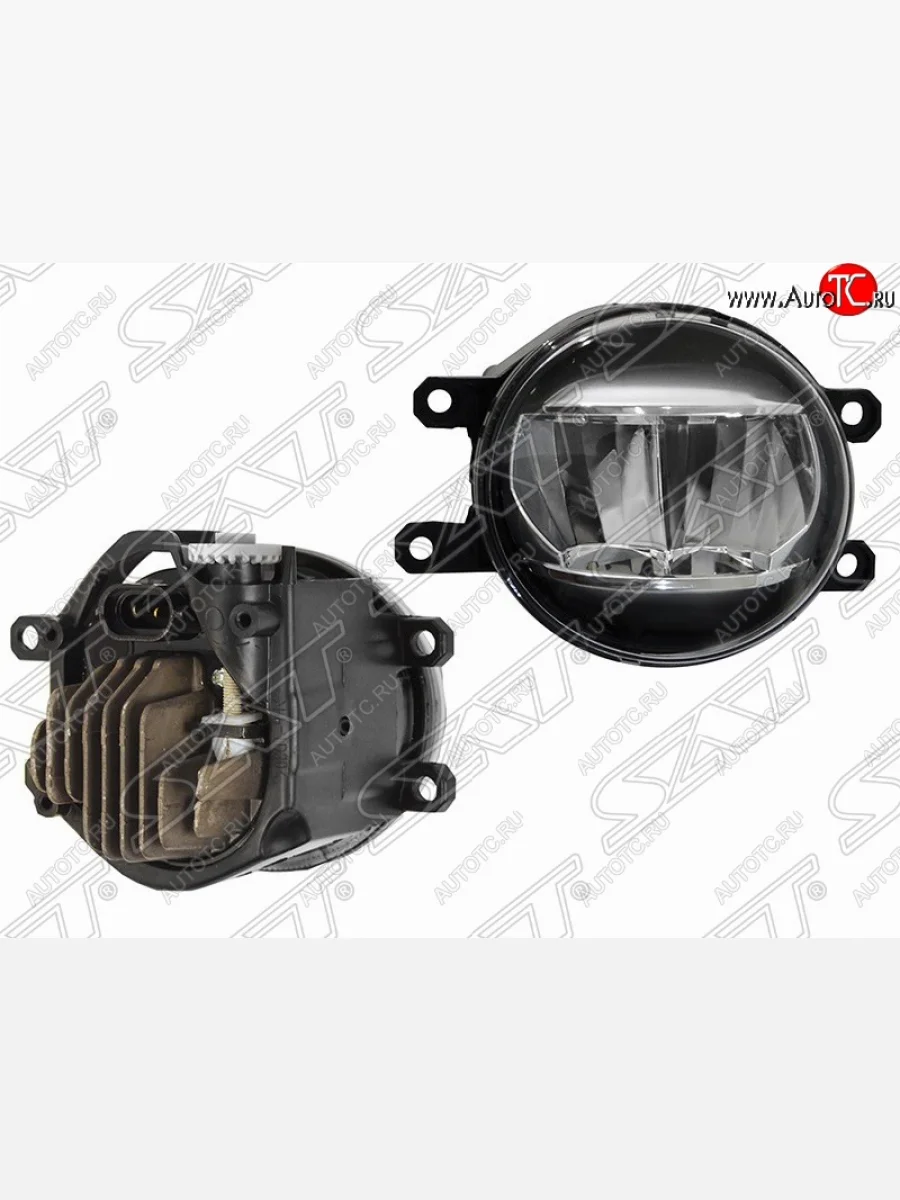 Правая противотуманная фара SAT (LED) Toyota Vitz XP90 хэтчбэк 5 дв. дорестайлинг (2005-2007) с доставкой в г. Кемерово