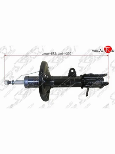 Правый амортизатор задний SAT Toyota Corolla Spacio E110 дорестайлинг (1997-1999)