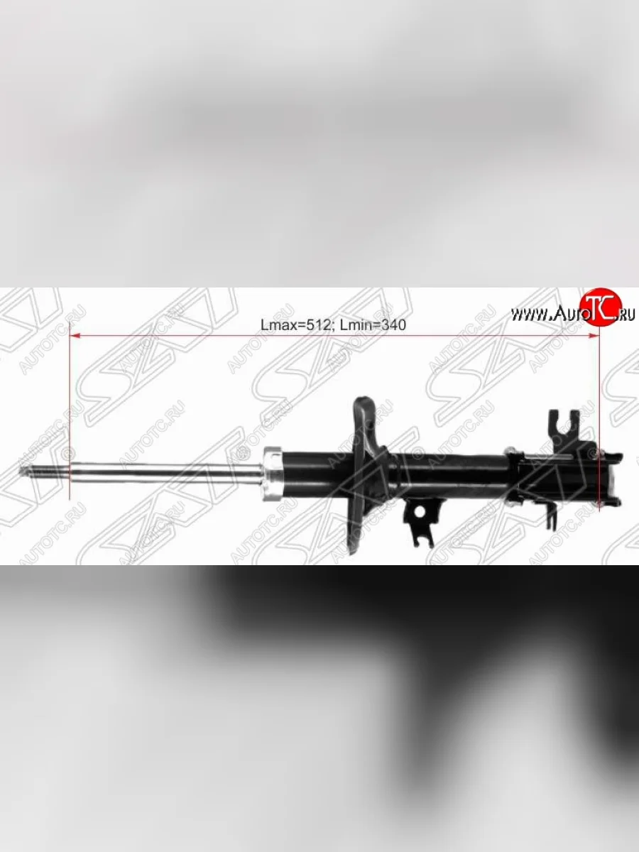 Левая стойка передняя SAT Chevrolet Aveo T200 хэтчбек 5 дв (2002-2008)  в Перми Пермском крае