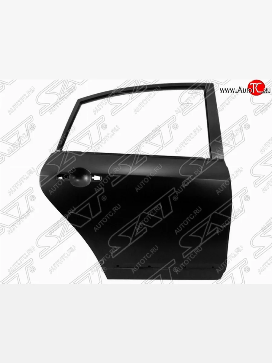 Правая дверь задняя SAT Nissan Almera 3 G15 седан (2012-2019) (Неокрашенная)  в Самаре Самарской области