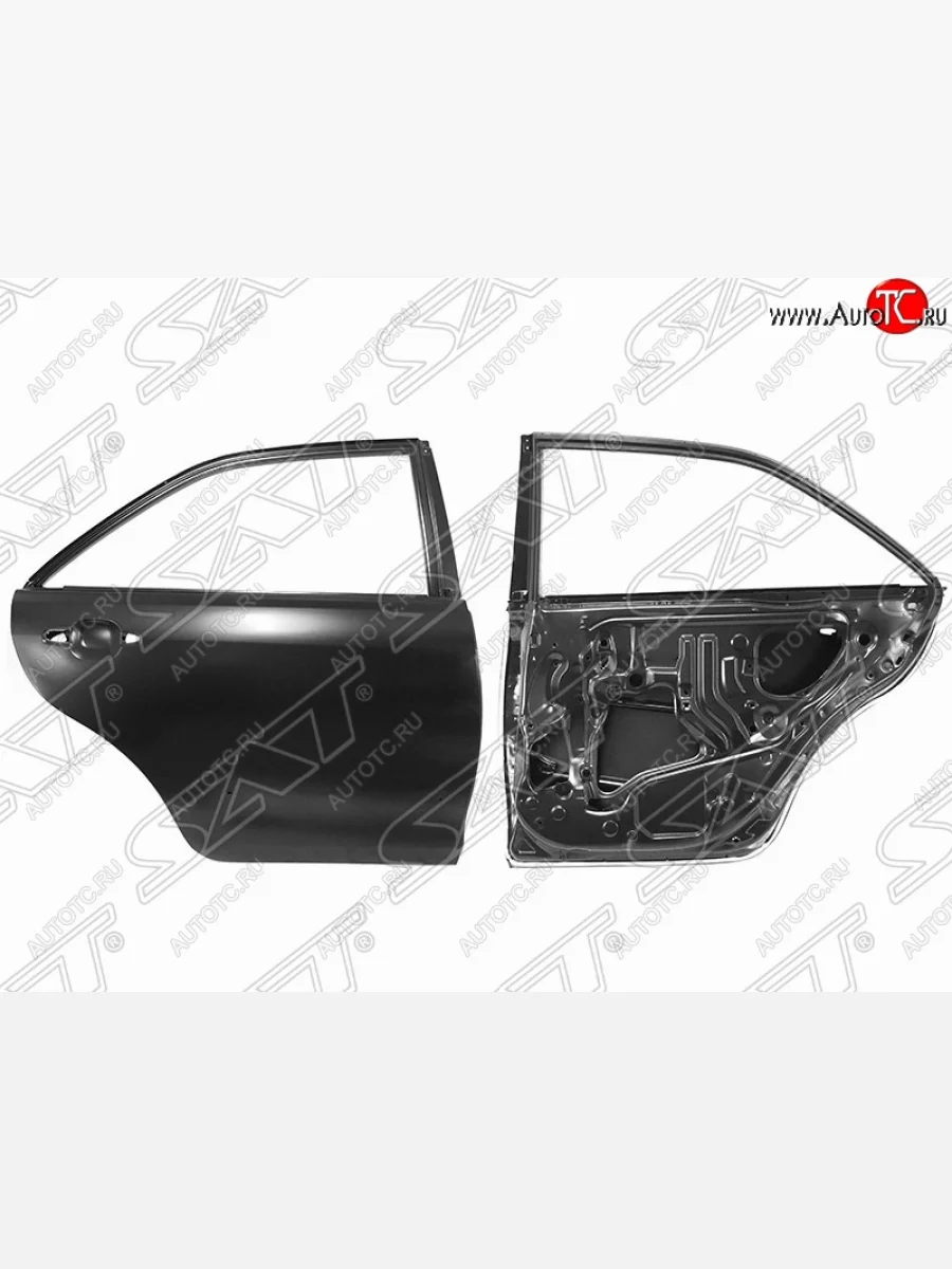 Правая дверь задняя SAT Toyota Camry XV40 рестайлинг (2009-2011) (Неокрашенная)  в Перми Пермском крае