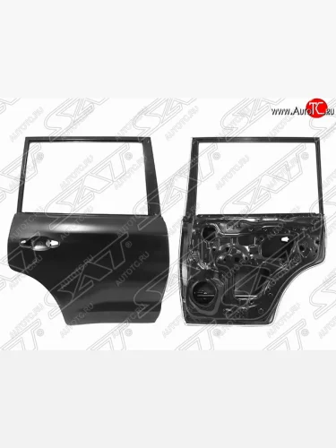 Правая дверь задняя SAT Toyota Land Cruiser 200 2-ой рестайлинг (2015-2021)