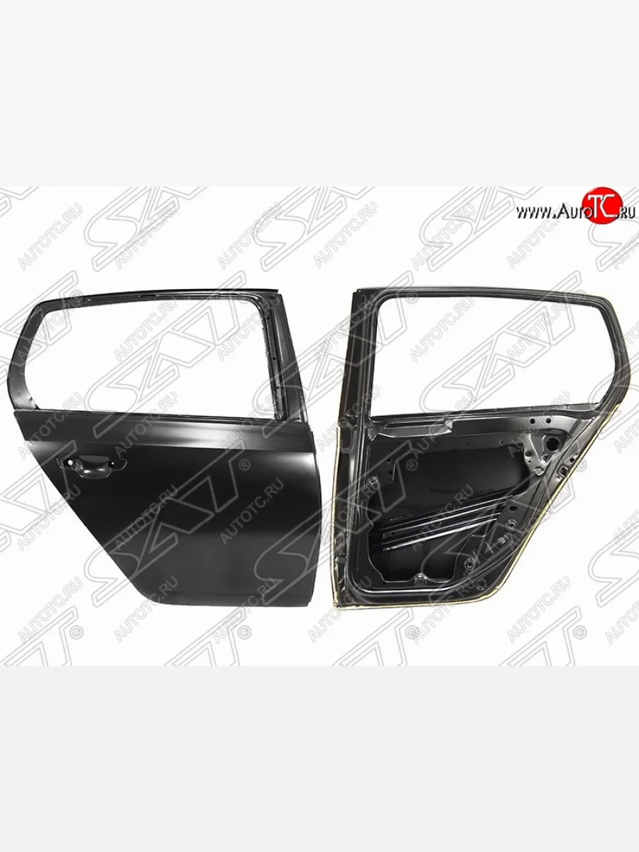 Правая дверь задняя SAT Volkswagen Golf 6 Mk6 хэтчбэк 5 дв. (2008-2014) (Неокрашенная)  В Кинешме Ивановской области