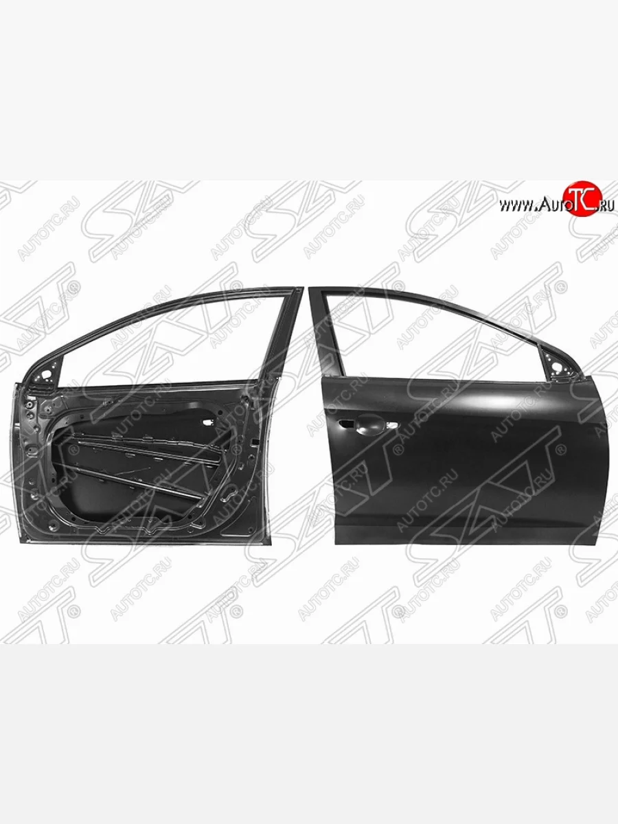 Правая дверь передняя SAT Hyundai Elantra AD дорестайлинг (2016-2019) (Неокрашенная)  в Самаре Самарской области