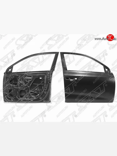 Правая дверь передняя SAT KIA Rio 4 FB дорестайлинг седан (2016-2020)