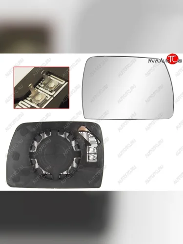 Правое полотно зеркала SAT (асферическое с обогревом) BMW X3 E83 (2003-2009)
