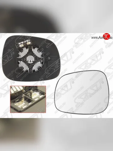 Правое полотно зеркала SAT (асферическое с обогревом) BMW X3 F25 дорестайлинг (2010-2014)