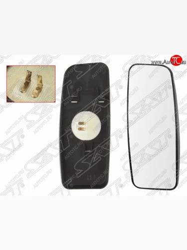 Правый зеркальный элемент зеркала заднего вида SAT (малое, с подогревом) Mercedes-Benz Sprinter W906 рестайлинг (2014-2018)