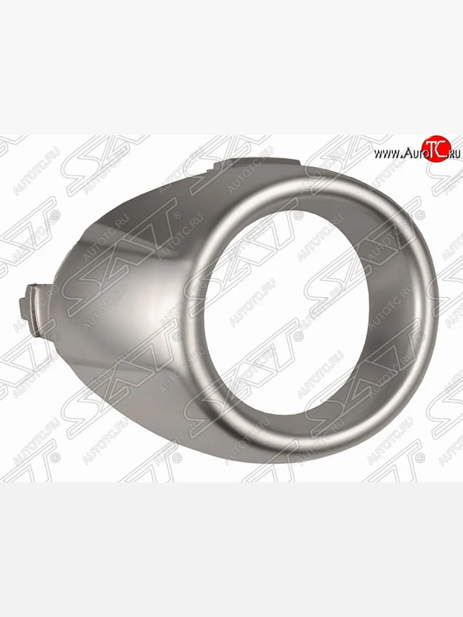 Правая оправа противотуманной фары SAT (хром) Ford Fiesta 6 хэтчбэк 3 дв. дорестайлинг (2008-2013)  с доставкой в г. Керчь