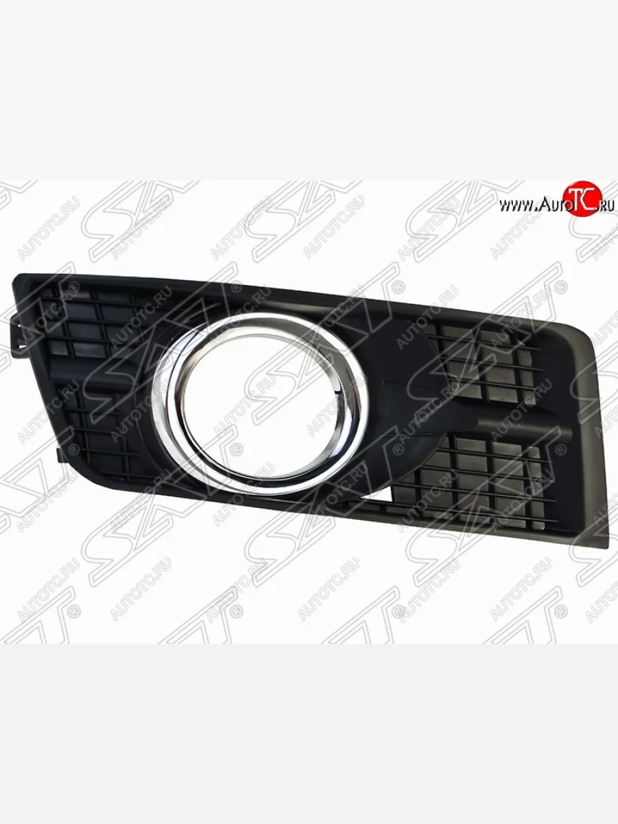 Правая рамка противотуманной фары SAT Cadillac SRX дорестайлинг (2010-2012) (Неокрашенная)  в Перми Пермском крае