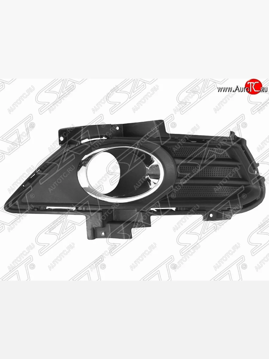 Правая оправа противотуманной фары SAT (хром ободок) Ford Mondeo MK5 CD391 дорестайлинг седан (2014-2018)  в Керчи Республика Крым