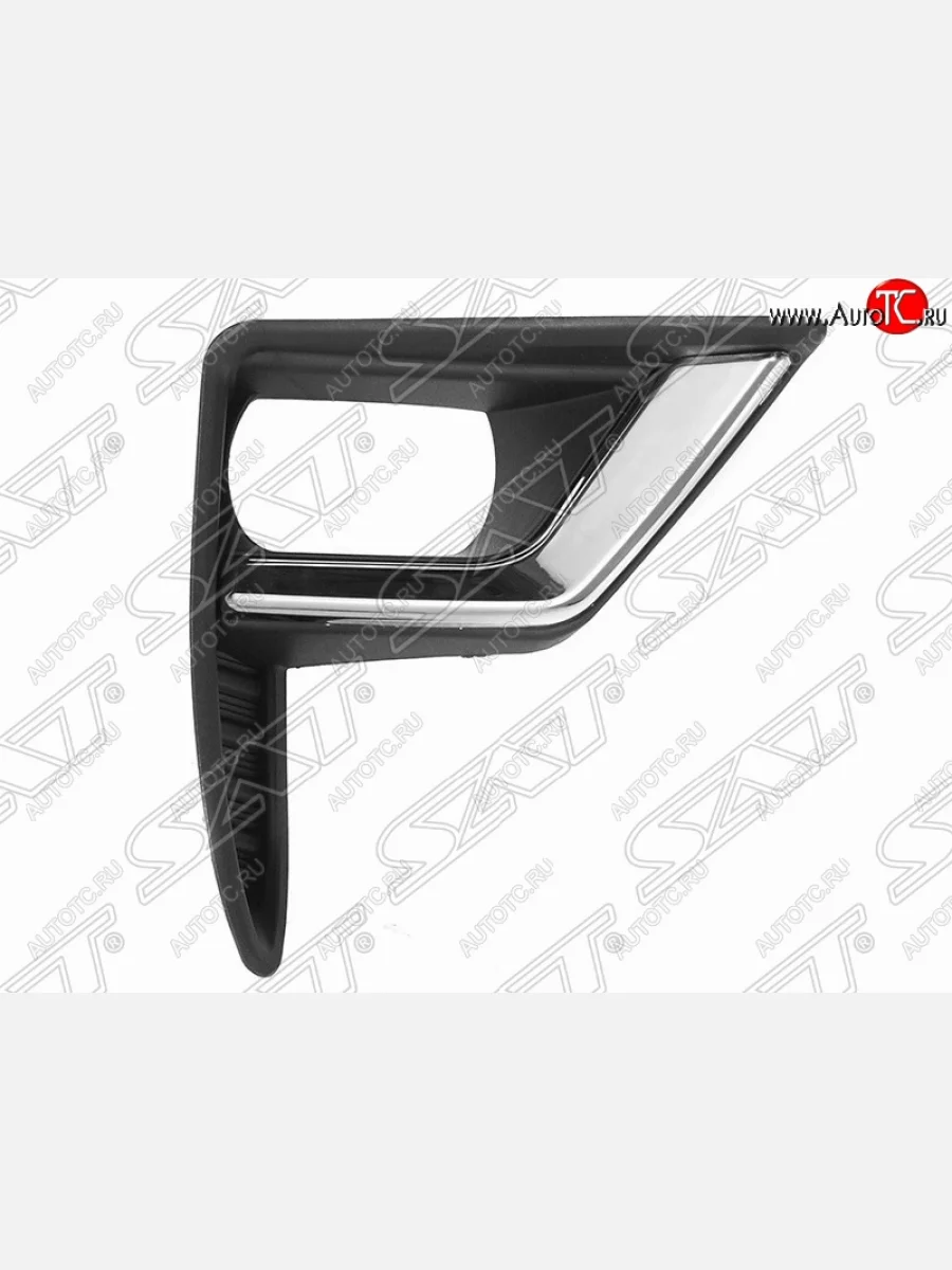 Правая рамка противотуманной фары SAT Toyota Land Cruiser Prado J150 (2017-2020) 2-ой рестайлинг с доставкой в г. Кемерово