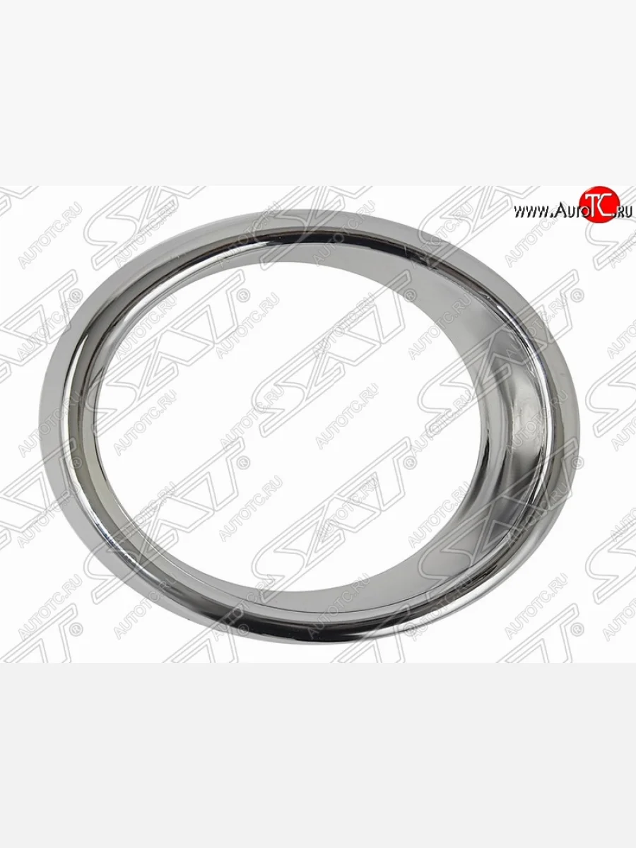 Правая рамка противотуманной фары SAT (хром) Chevrolet Aveo T250 (2006-2011) хэтчбек 5 дв рестайлинг с доставкой в г. Кемерово