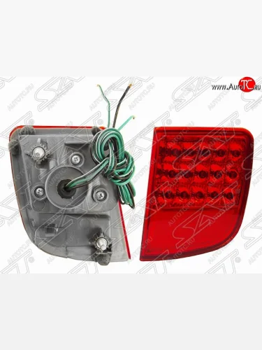 Правый катафот заднего бампера SAT (с диодной подсветкой) Toyota Land Cruiser 200 1-ый рестайлинг (2012-2015)