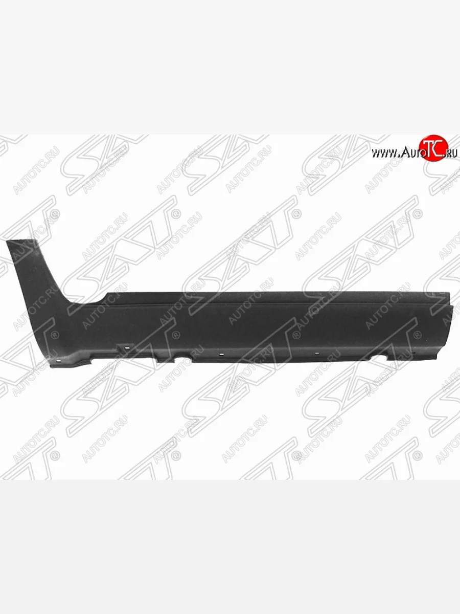 Правый порог пластиковый SAT (задняя часть)  KIA Sportage (2004-2010) 2 JE,KM (Неокрашенный)  в Керчи Республика Крым