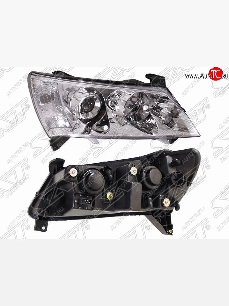 Правая фара передняя SAT (хром) Geely Emgrand EC7 седан дорестайлинг (2009-2016)  в Перми Пермском крае