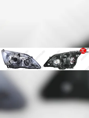 Правая фара передняя SAT (с электрокорректором, Евросвет) Honda CR-V RE1,RE2,RE3,RE4,RE5,RE7 дорестайлинг (2007-2010)