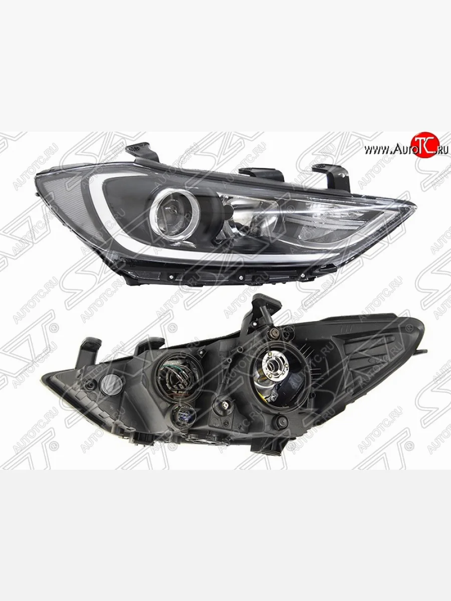 Правая фара передняя SAT Hyundai Elantra AD дорестайлинг (2016-2019)  в Воронеже Воронежской области