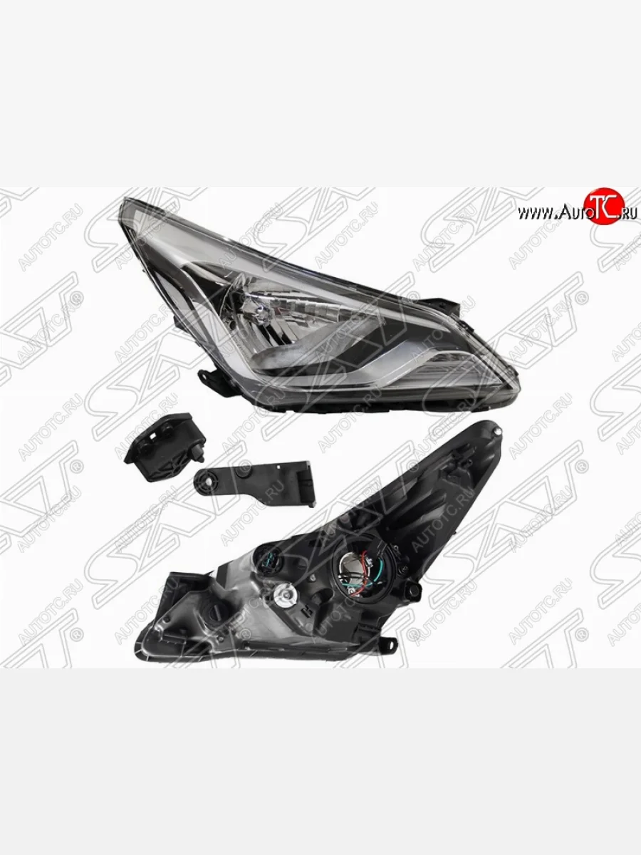 Правая фара передняя SAT (под электрокорректор) Hyundai Solaris RBr хэтчбэк рестайлинг (2014-2017)  в Керчи Республика Крым