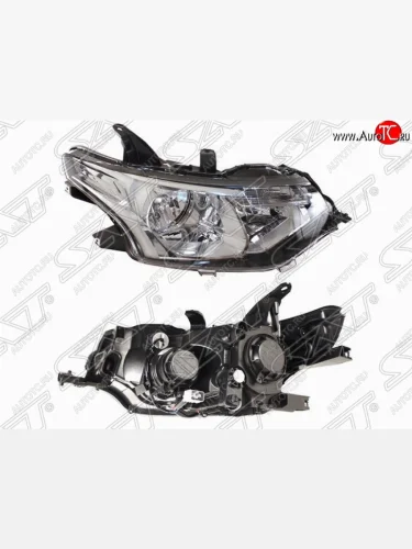 Правая фара передняя SAT Mitsubishi Outlander XL (CW)  рестайлинг (2010-2013)