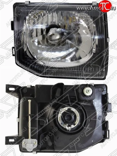 Правая фара передняя SAT Mitsubishi Pajero ( 2 V30/V40,  2 V20) (1997-1999) рестайлинг