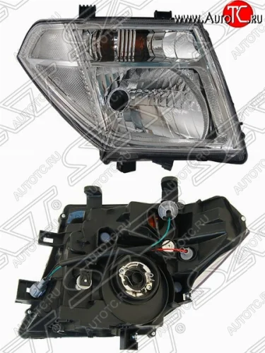 Правая фара передняя SAT Nissan Frontier 2 дорестайлинг (2005-2017)