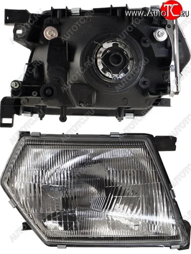 Правая фара передняя SAT (евросвет) Nissan Patrol 5 Y61 дорестайлинг (1997-2001)