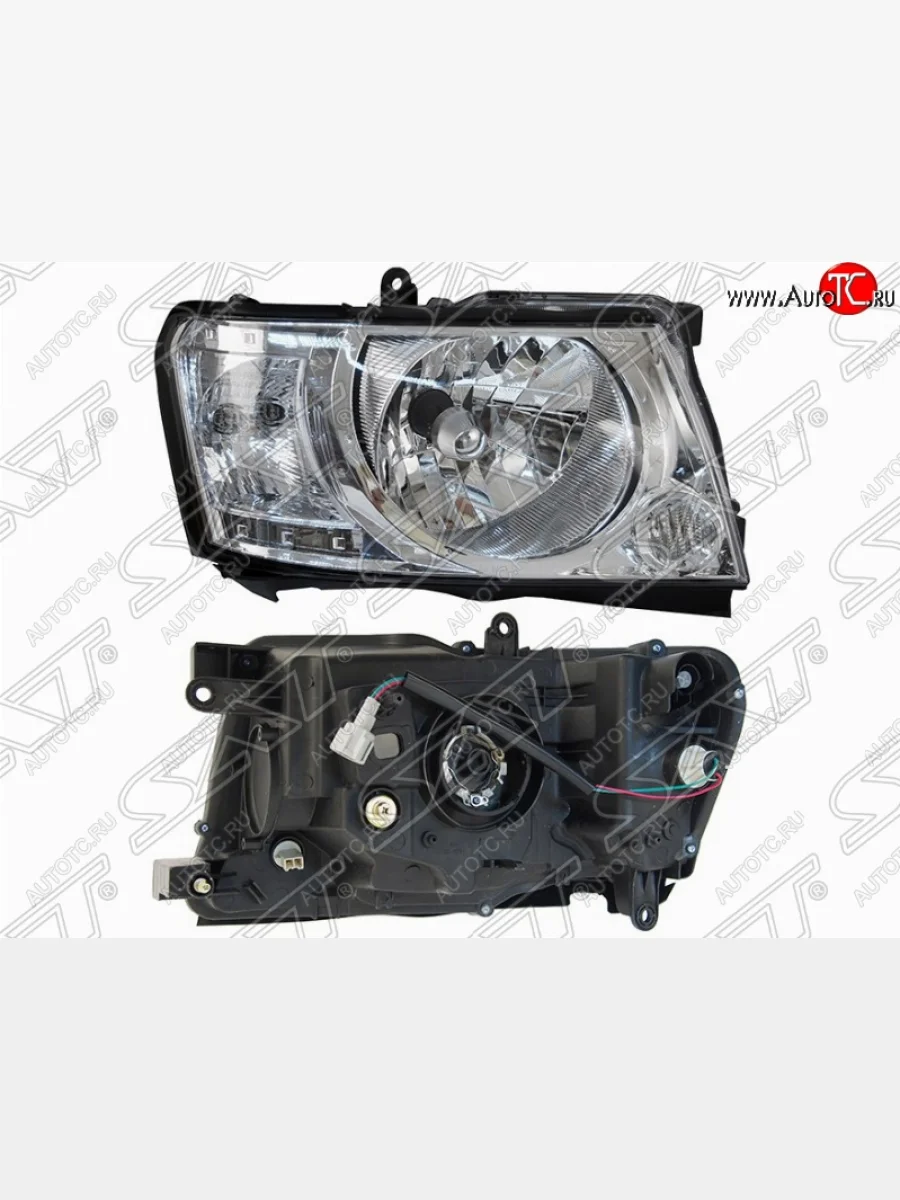 Правая фара передняя SAT (совместимость с авто 2004-2010 г.в.) Nissan Patrol 5 Y61 2-ой рестайлинг (2004-2010)  в Керчи Республика Крым