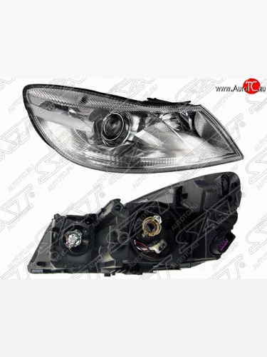 Правая фара передняя SAT (с электрокорректором) Skoda Octavia A5 рестайлинг универсал (2008-2013)