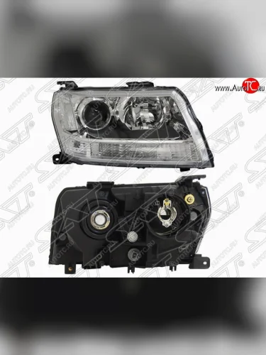 Правая фара передняя SAT (ксенон, с электрокорректором) Suzuki Escudo 3 дорестайлинг (2006-2008)