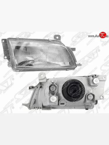 Правая фара передняя SAT (вертикальное крепление) Toyota Caldina T210 дорестайлинг универсал (1997-1999)
