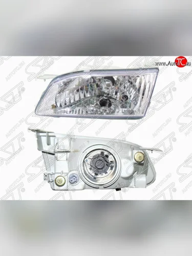 Правая фара SAT (хрусталь) Toyota Corolla E110 седан дорестайлинг (1997-2000)