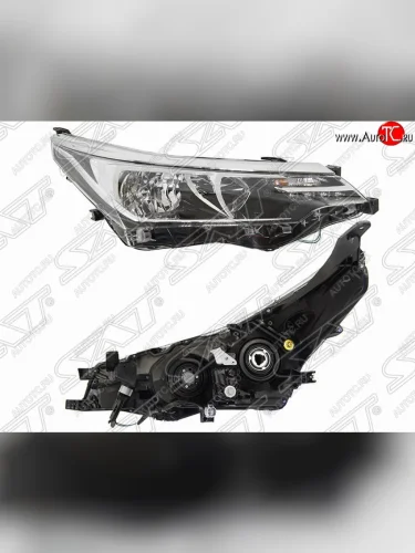 Правая фара передняя SAT (с электрокорректором) Toyota Corolla E180 дорестайлинг (2013-2016)