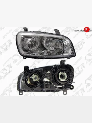 Правая фара передняя SAT (хрусталь, линза ) Toyota RAV4 XA10 3 дв. дорестайлинг (1994-1997)