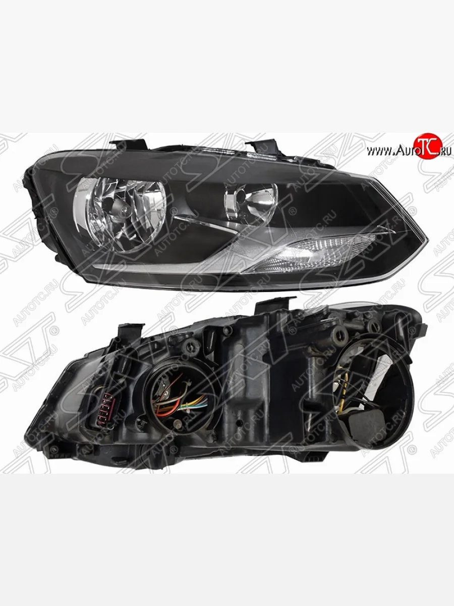 Правая фара передняя SAT Volkswagen Polo Mk5 6R,6C,61 хэтчбек 5 дв. дорестайлинг (2009-2015)  в Самаре Самарской области