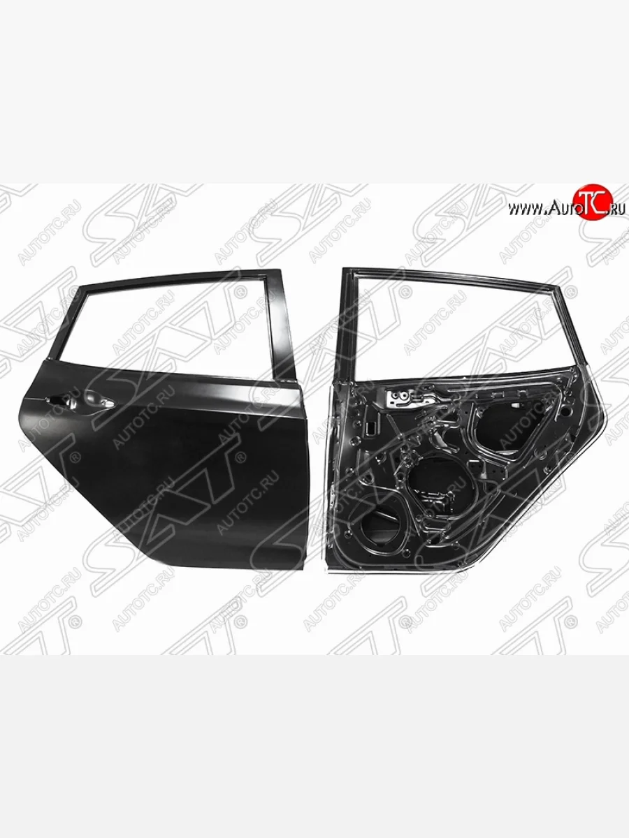 Правая дверь задняя SAT Hyundai Solaris RBr хэтчбэк дорестайлинг (2010-2014) (Неокрашенная)  в Керчи Республика Крым