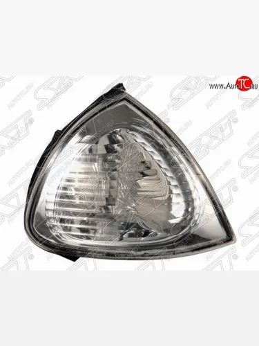 Правый указатель поворота передний SAT (хром) Toyota Avensis T220 седан дорестайлинг (1997-2001)