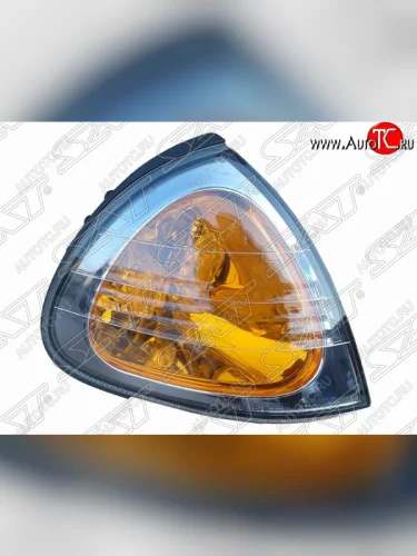 Правый указатель поворота передний SAT (жёлтый) Toyota Avensis T220 седан рестайлинг (2000-2003)