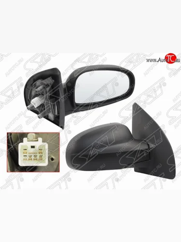 Правое зеркало заднего вида SAT (электрическое) Chevrolet Aveo T300 хэтчбек (2011-2015)