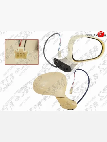 Правое боковое зеркало заднего вида SAT (электрическое, сборка Узбекистан) Daewoo Matiz M150 рестайлинг (2000-2016)