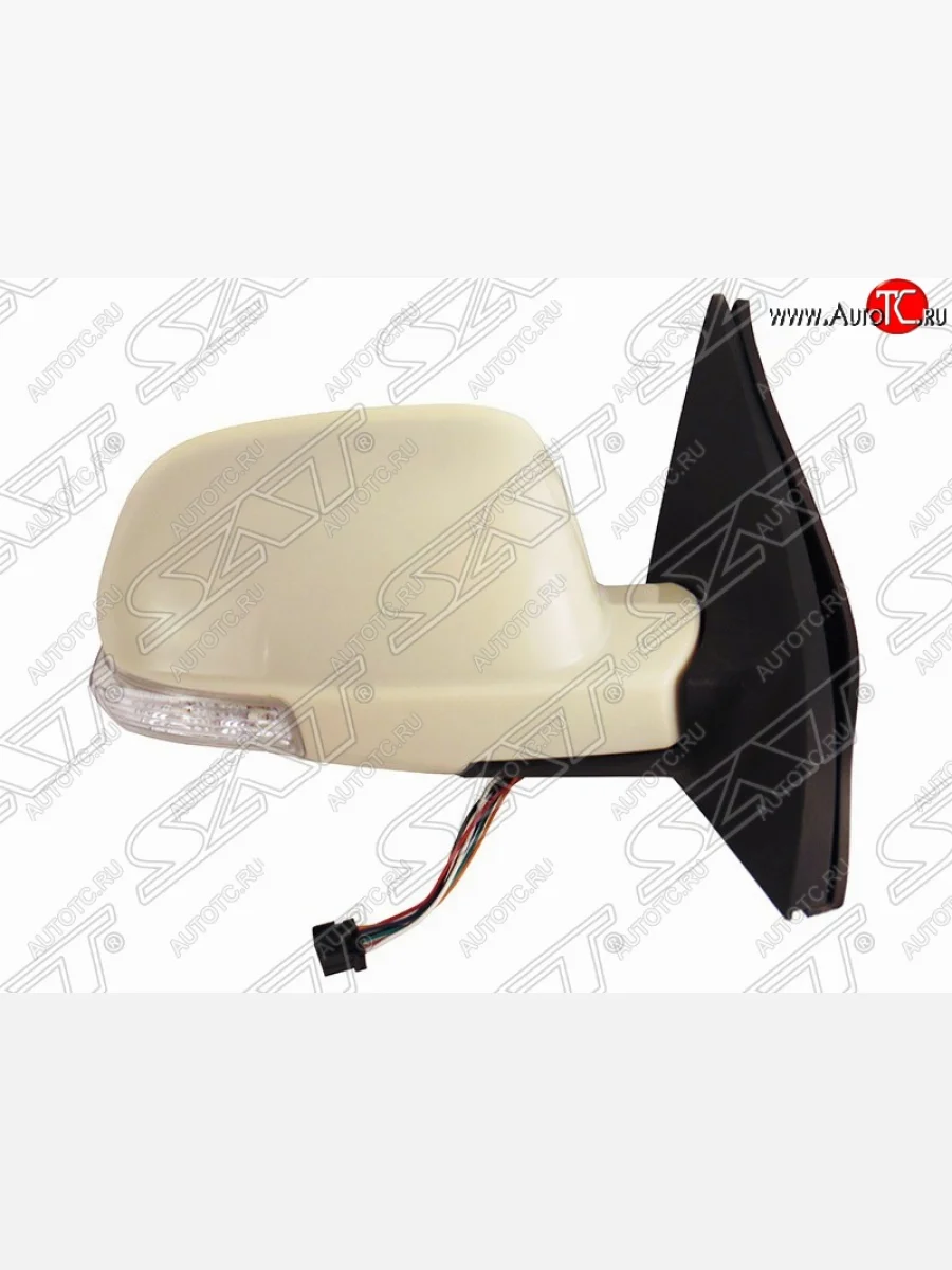 Правое боковое зеркало заднего вида SAT (обогрев, поворот, 7 контактов) Geely Emgrand EC7 седан 1-ый рестайлинг (2016-2018) (Неокрашенное)  в Керчи Республика Крым