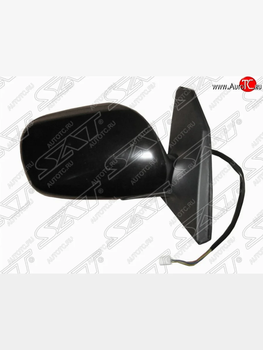 Правое боковое зеркало заднего вида SAT (обогрев, 5 контактов) Toyota Corolla E120 универсал дорестайлинг (2000-2004) (Неокрашенное)  в Перми Пермском крае