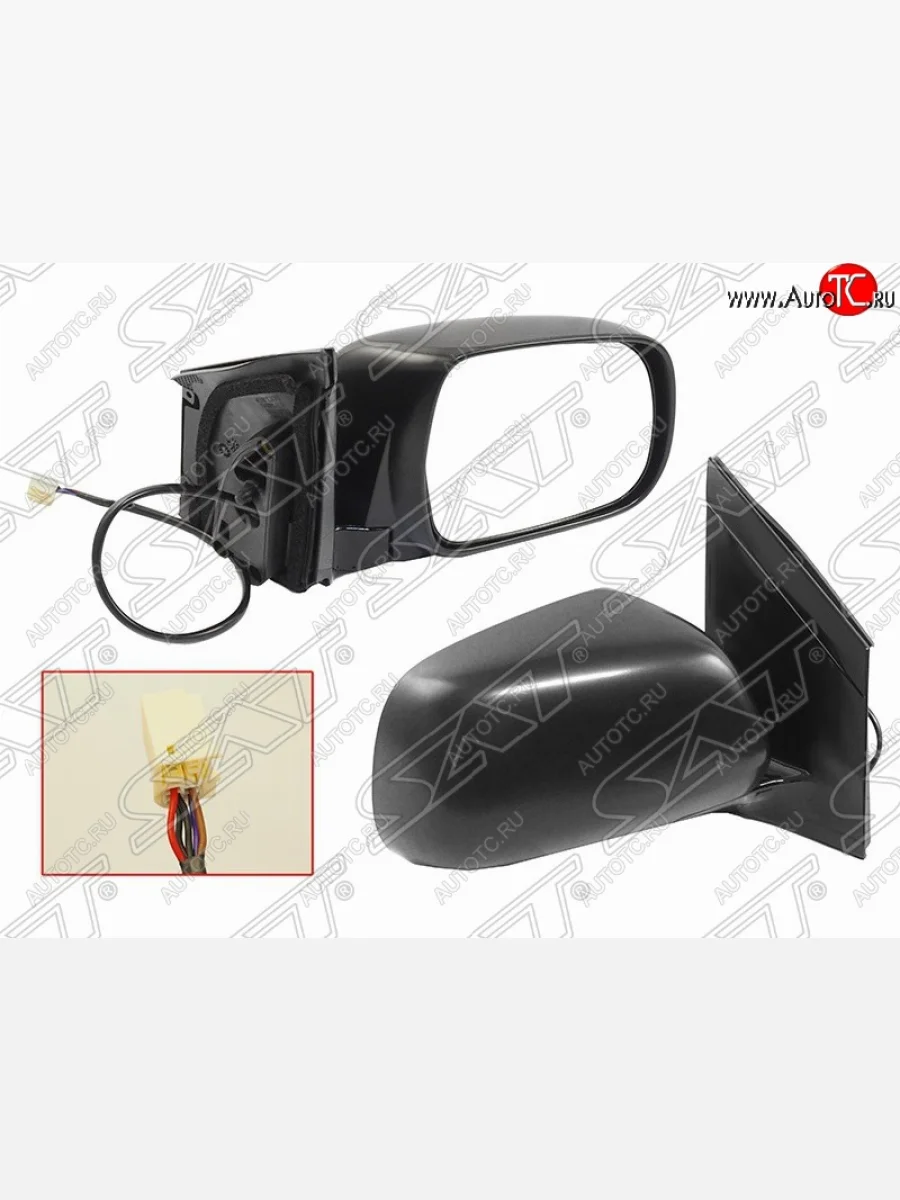 Правое боковое зеркало заднего вида SAT (обогрев, без затемнения) Lexus RX330 XU30 (2003-2006) (Неокрашенное)  в Самаре Самарской области
