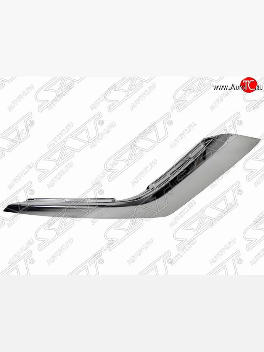 Правый молдинг переднего бампера SAT (хром, нижний) Mitsubishi Outlander GF 2-ой рестайлинг (2015-2018)  в Керчи Республика Крым