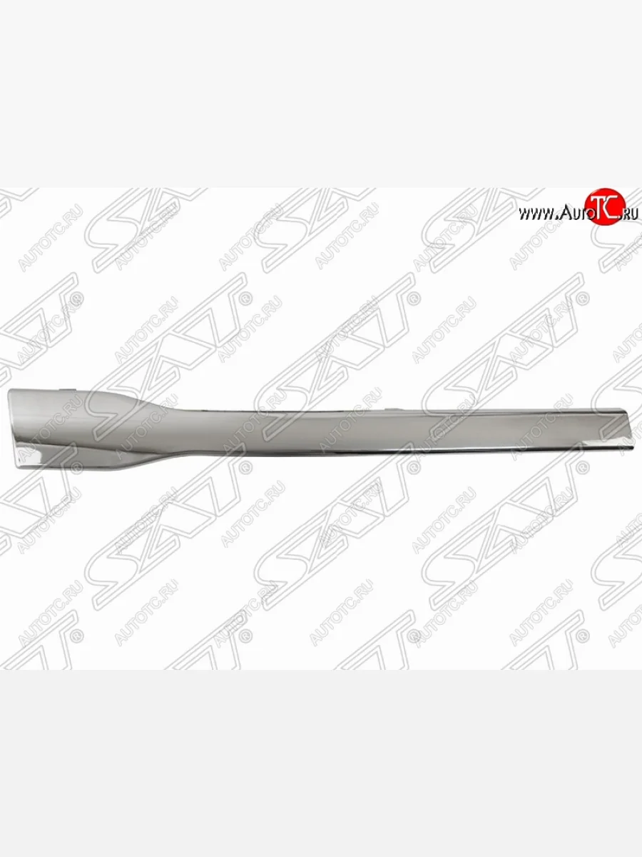 Правый молдинг решетки SAT (хром, центр) Honda Pilot YF4 рестайлинг (2011-2015)  в Самаре Самарской области